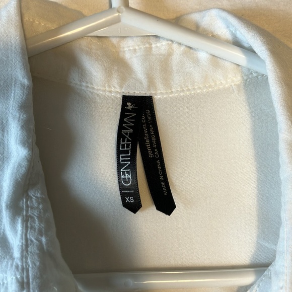 Gentle Fawn White Short Sleeve Button Down Shirt - Picture 4 of 8